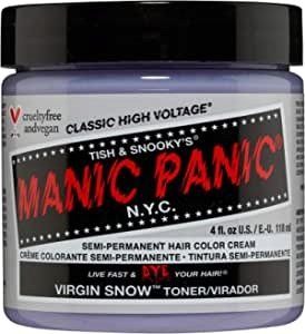 Manic Panic, Farba do włosów toner, Virgin Snow, 118ml