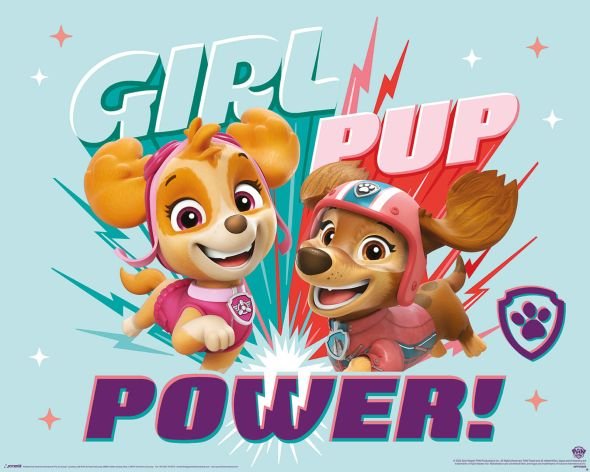 Paw Patrol Girl Pup Power - Plakat