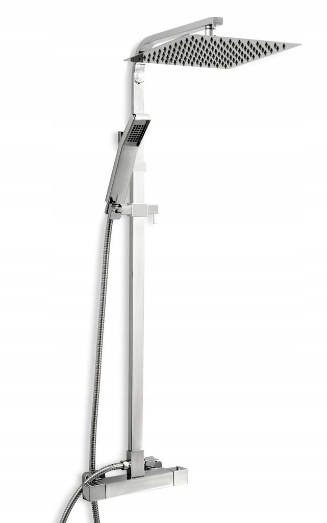 Rea P0222 Zestaw natryskowy z baterią termostatyczną i deszczownicą Ultra Slim 