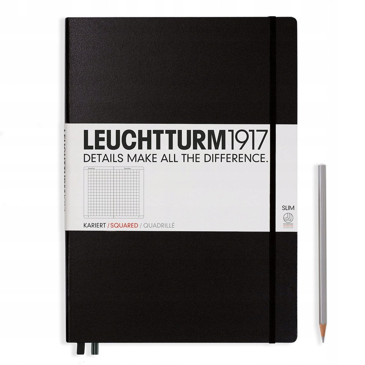 Leuchtturm1917 Notatnik Master Slim A4+ Kratka