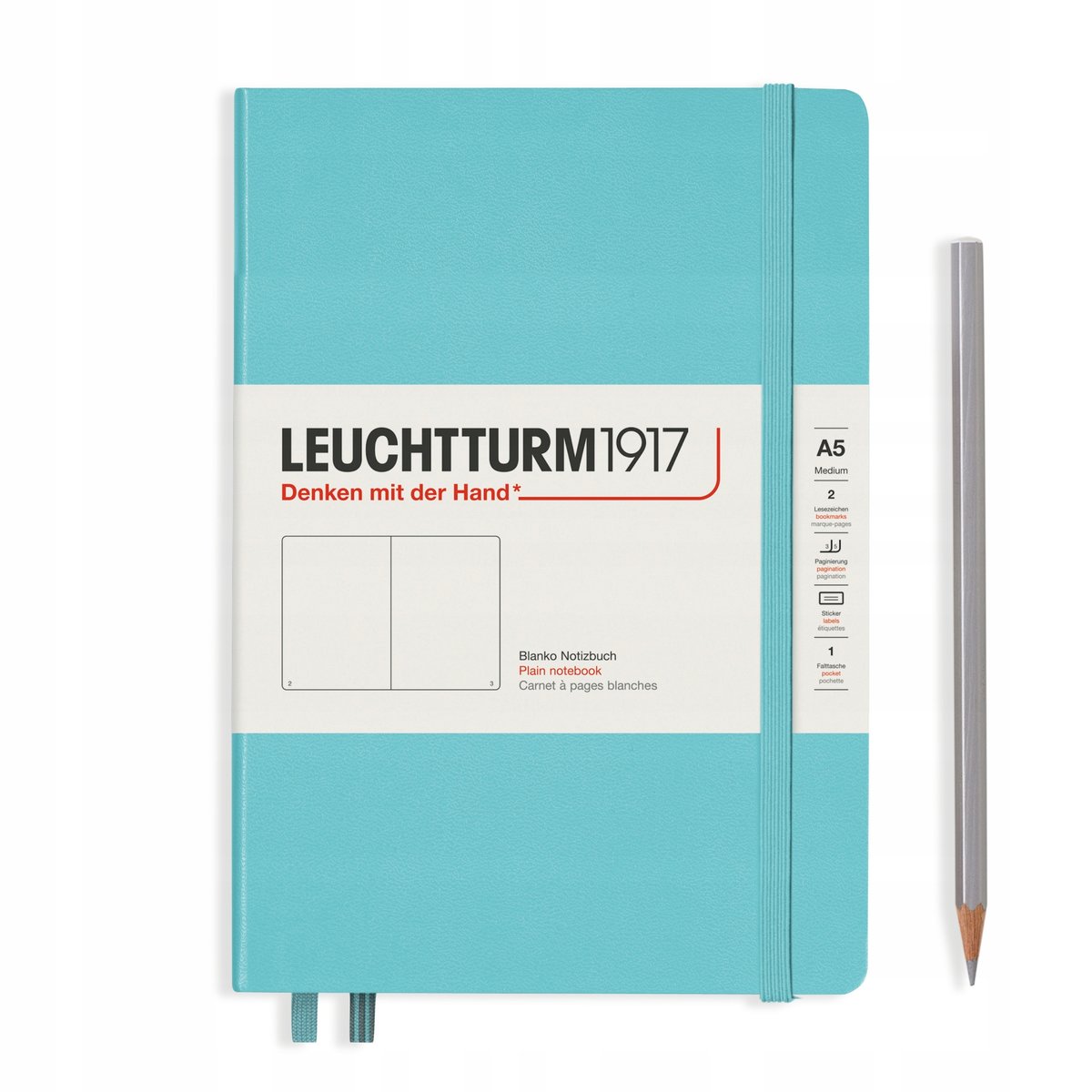 Leuchtturm1917 Notatnik Notes Medium A5 Gładki