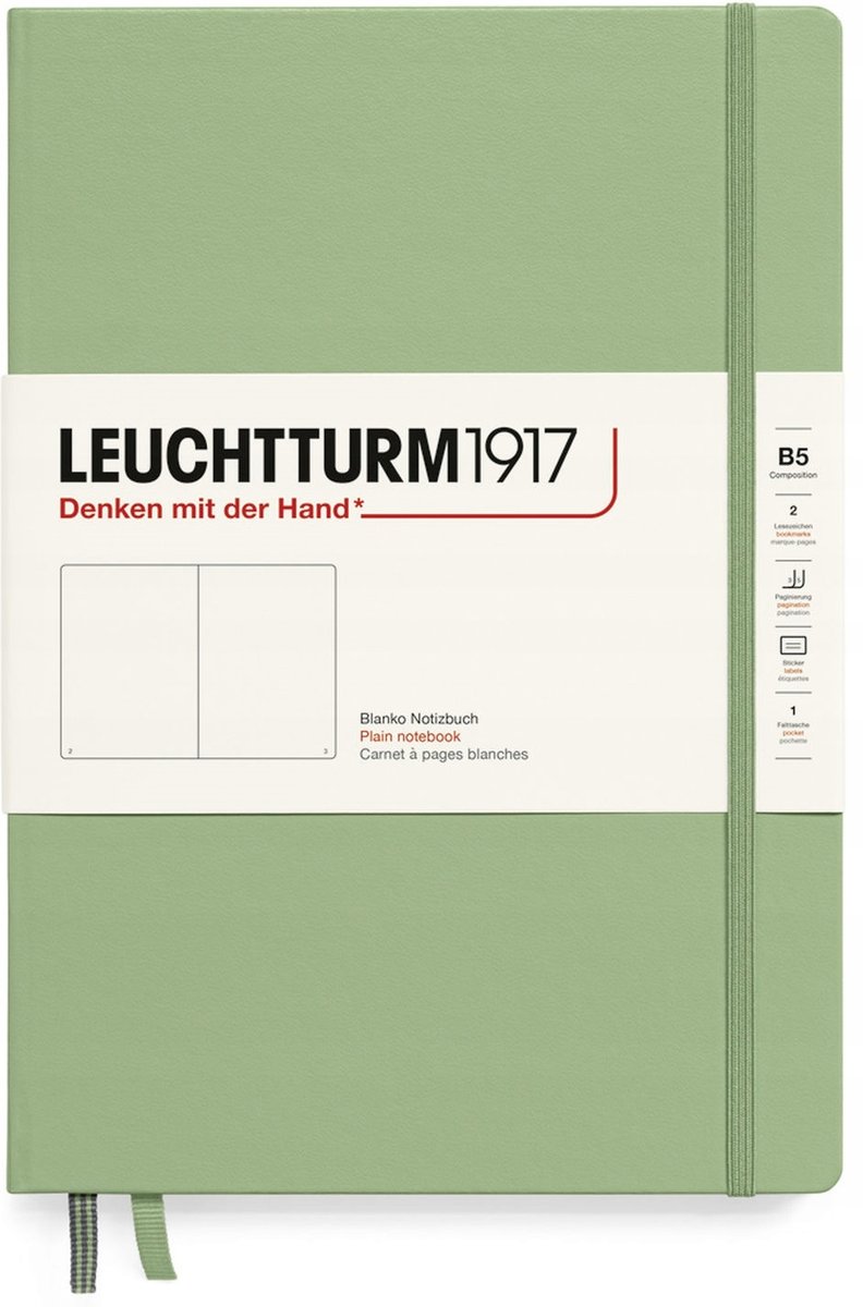 Leuchtturm1917 Notatnik Notes Twardy B5 Gładki