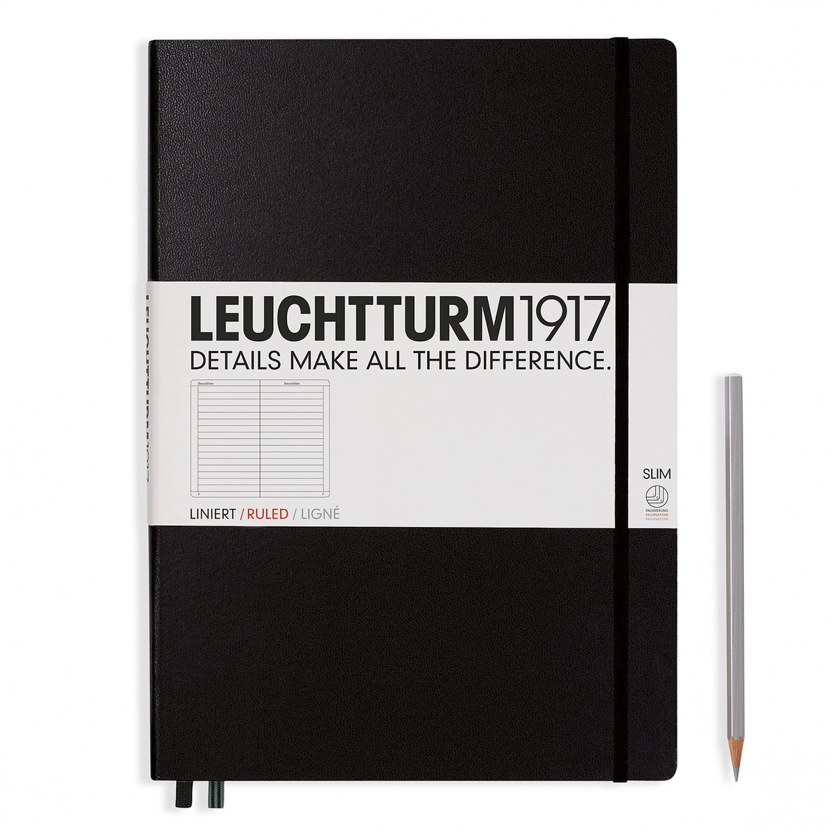 Leuchtturm1917 Notatnik Master Slim A4+ Linia