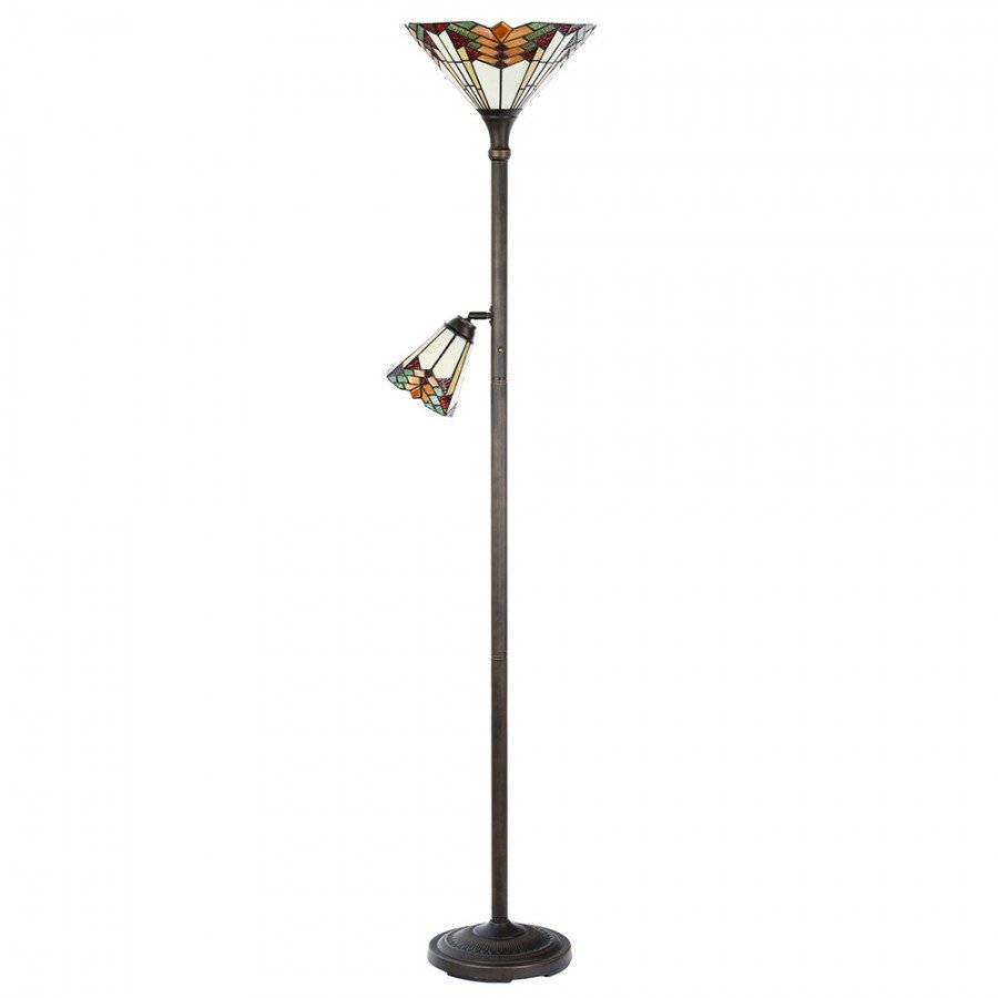 Clayre & Eef Lampa Podłogowa Tiffany B CE5LL-5969