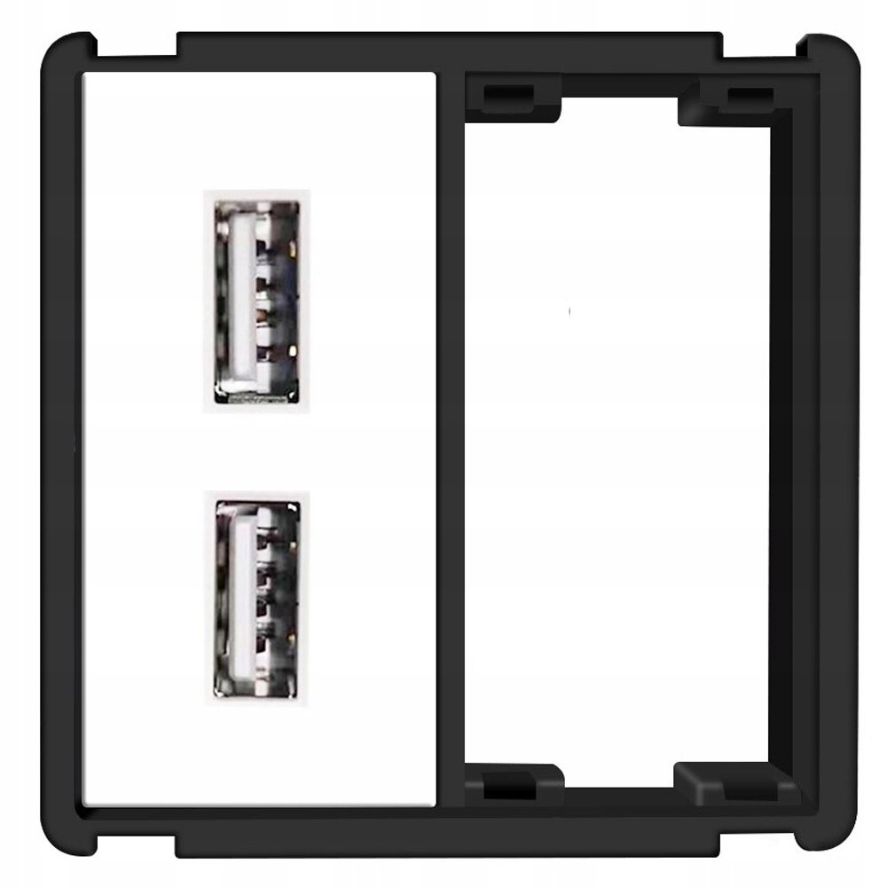 Gniazdko Ścienne Moduł Usb 2X 2,4A System Rtx Sh