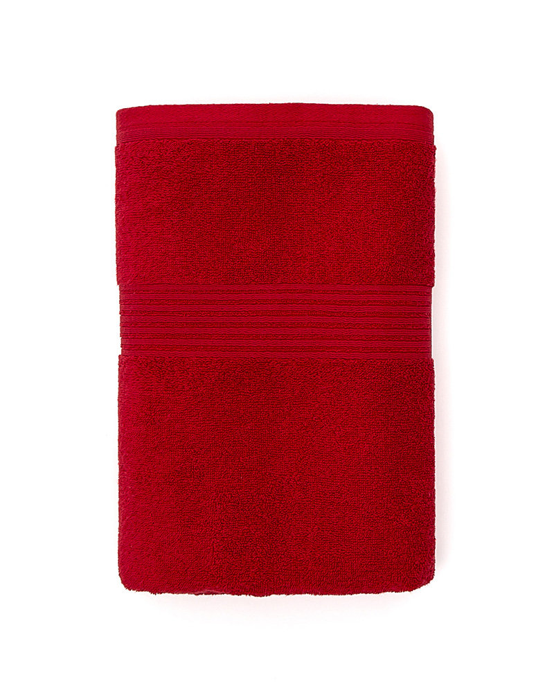 Gruby Bawełniany Ręcznik Timeless 550G/M2 Czerwony Rozmiar 50X90 cm