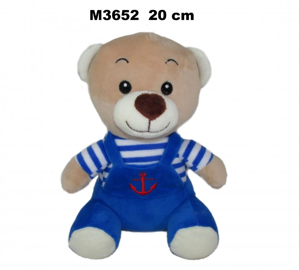 PLUSZAK MIS 20CM SIEDZACY W MARYNARSKIM UBRANKU Sun-Day