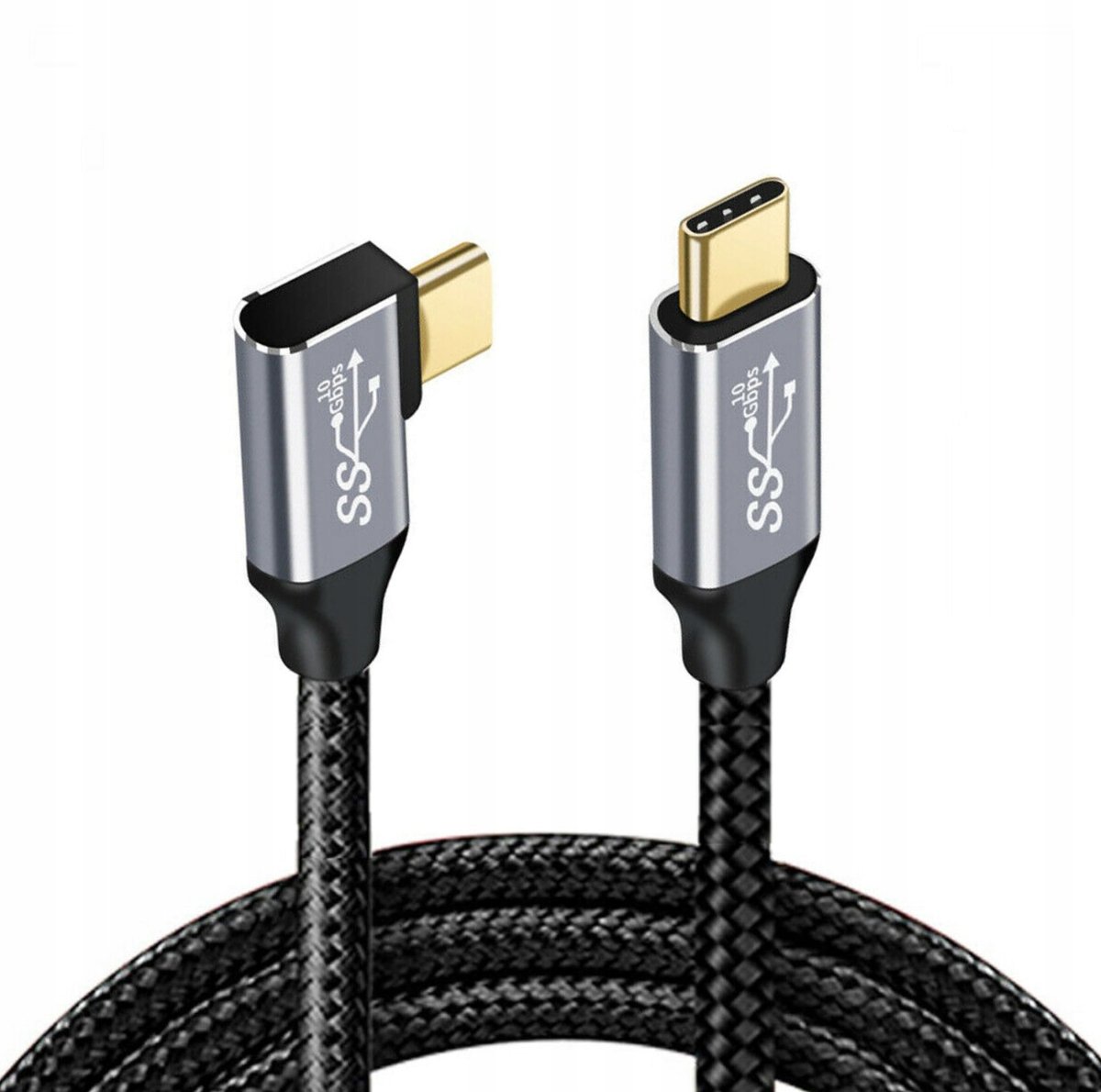 Kabel Kątowy Usb-C Usb-C  3.1 Power Delivery 100W Qc 4.0 5A 3M