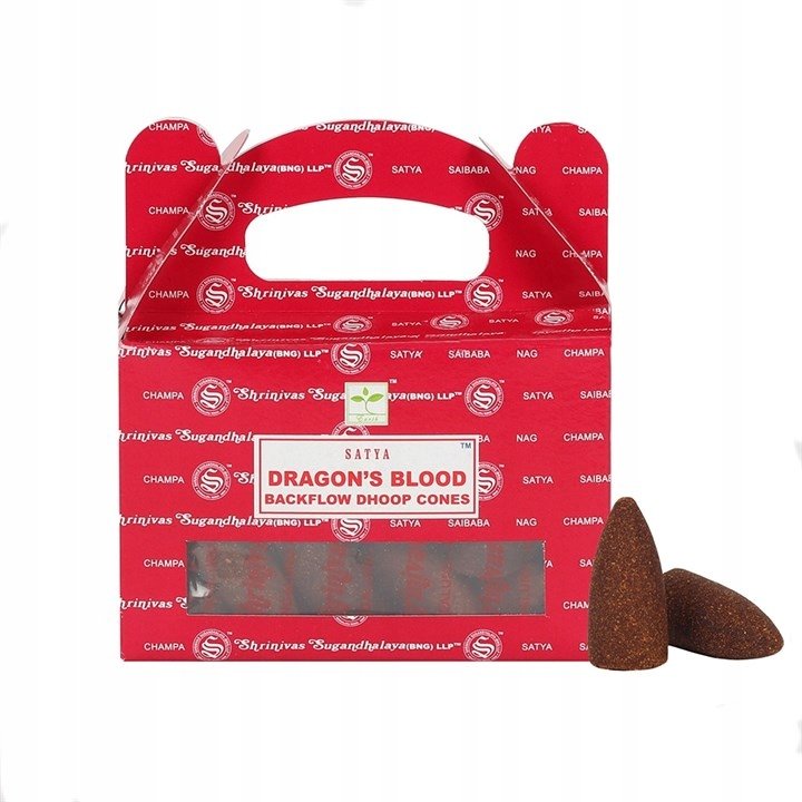 Kadzidełka Stożki Cofające Satya Dragon'S Blood