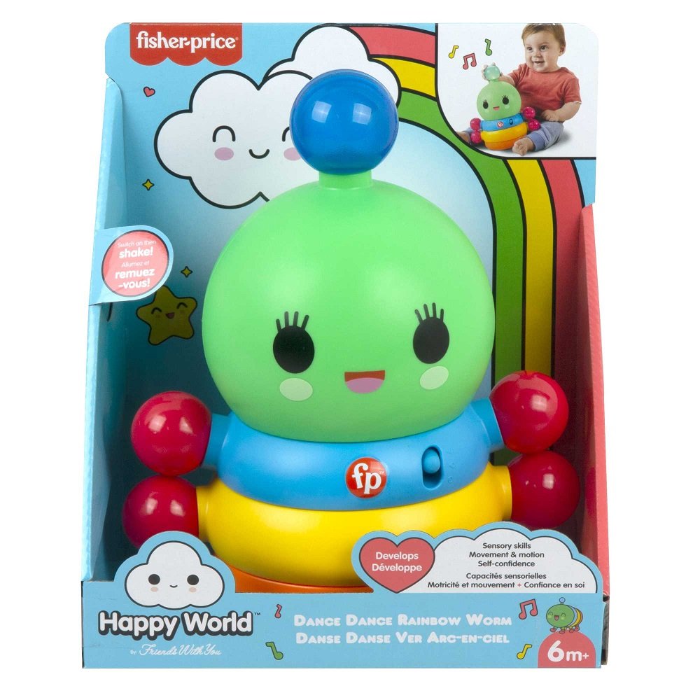 Fisher Price Happy World Tańcząca dżdżownica GJW32 Raty 10x0% do 15.04.2022!