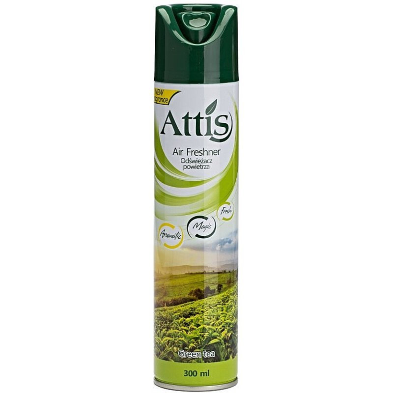 Attis Odświeżacz Powietrza Green Tea, 300 Ml