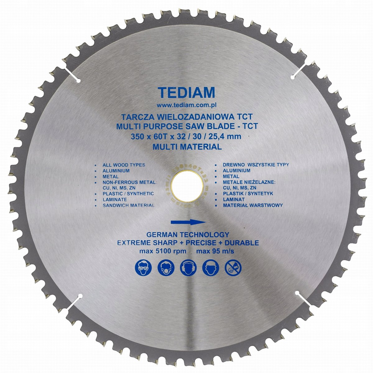 350X32X60 Tarcza Wielozadaniowa Professional