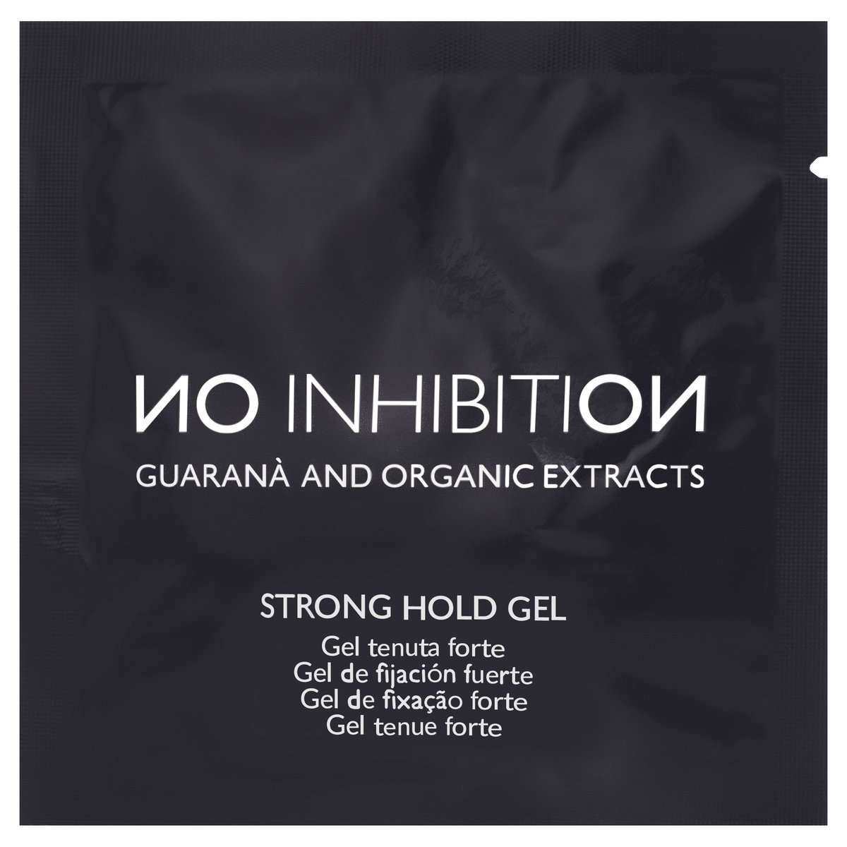 No Inhibition, Strong Hold Gel, Bardzo mocny żel do modelowania włosów małe opakowanie, 10 ml