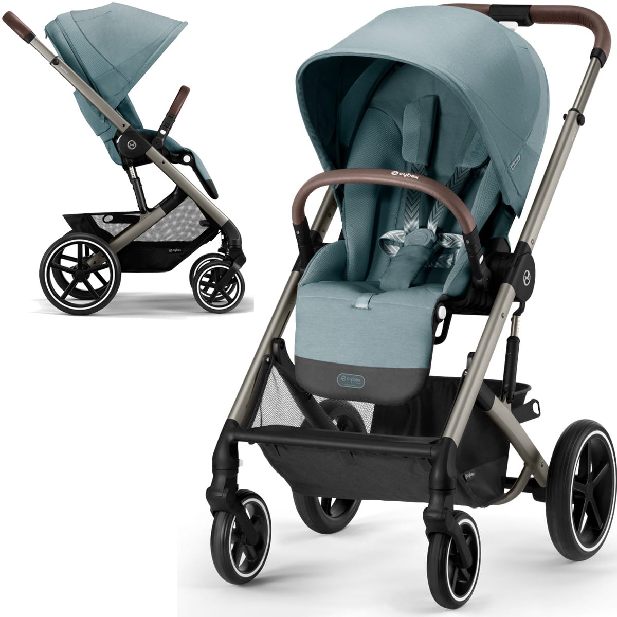 Cybex Balios S Lux 2.0 Sky Blue (Stelaż Taupe)