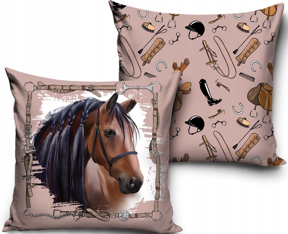 Poszewka Dekoracyjna Koń Konik Konie Mustang 40X40