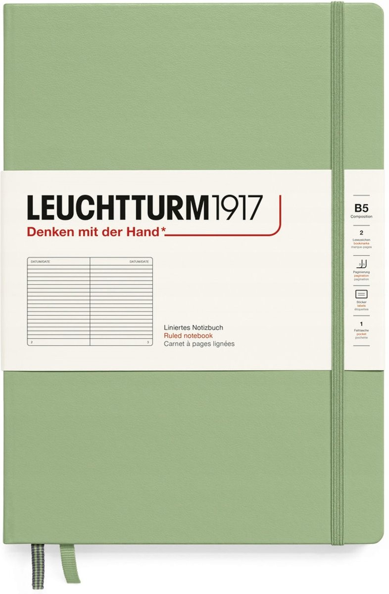 Leuchtturm1917 Notatnik Notes Twardy B5 Linia