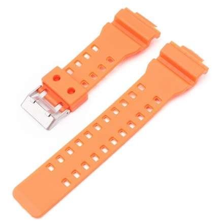Opaska Pasek Bransoleta Smooth Casio G-Shock Ga-100 Ga-110 Gd-100 G-8900 Pomarańczowa