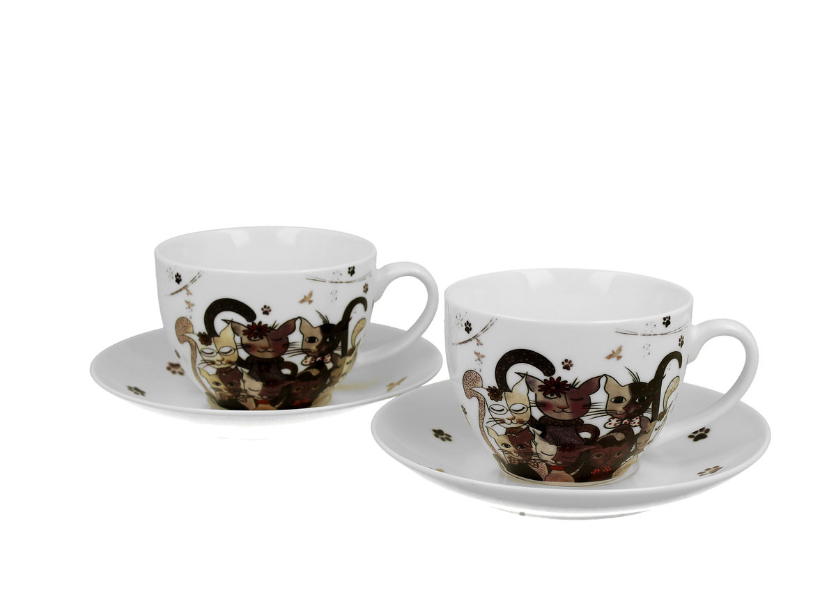 Filiżanki Ze Spodkami 280 Ml K