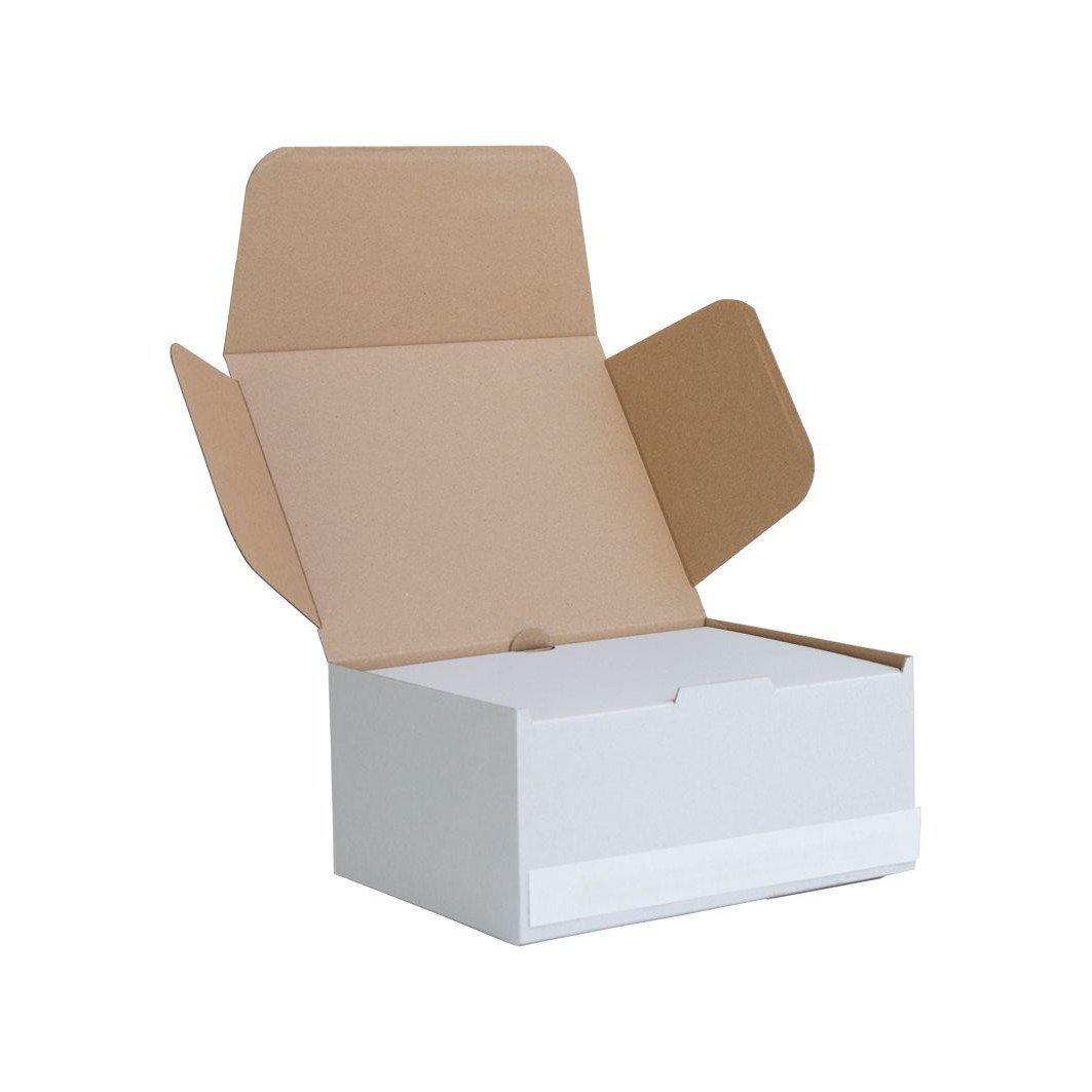 Karton Z Automatycznym Dnem Biały 222X178X106 mm