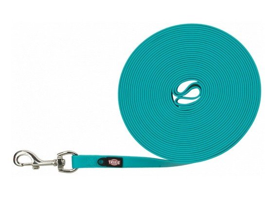 Trixie Easy life, smycz trackingowa, dla psa, morski błękit, taśma parciana, MXL: 10 m/17 mm