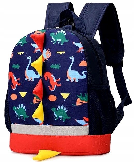 Plecak Dino Duży Przedszkolaka Dzieci Smok Dziecka