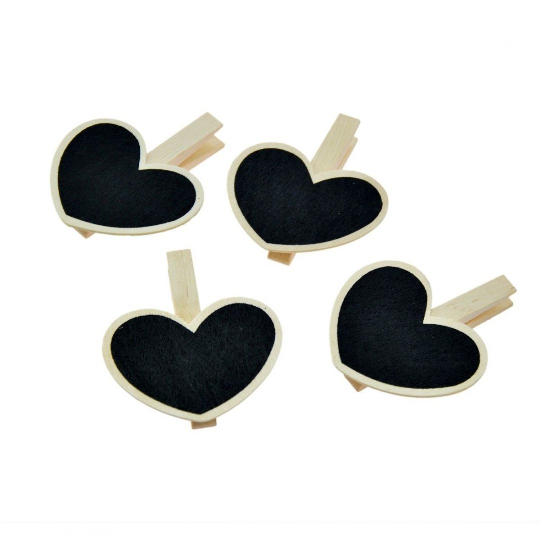 Arpex Drewniane spinacze Serca