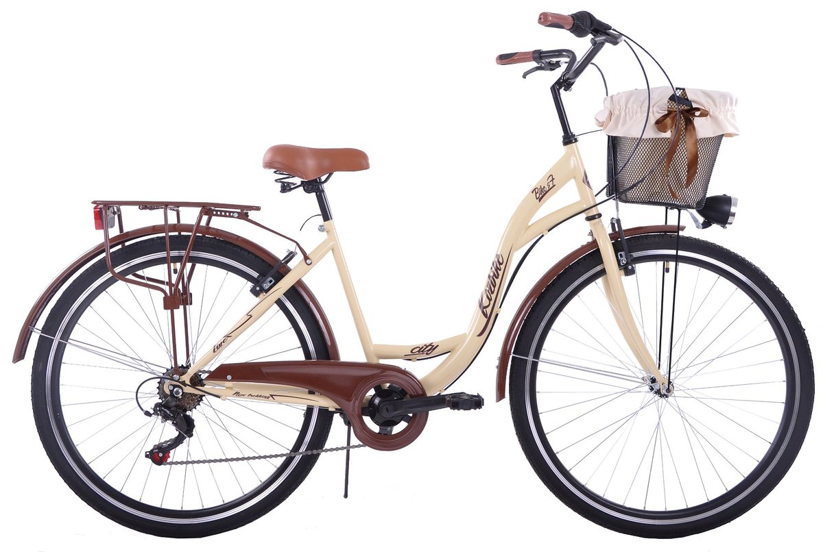 KOZBIKE City 28 7s kremowo-brązowy KOZ14-K23