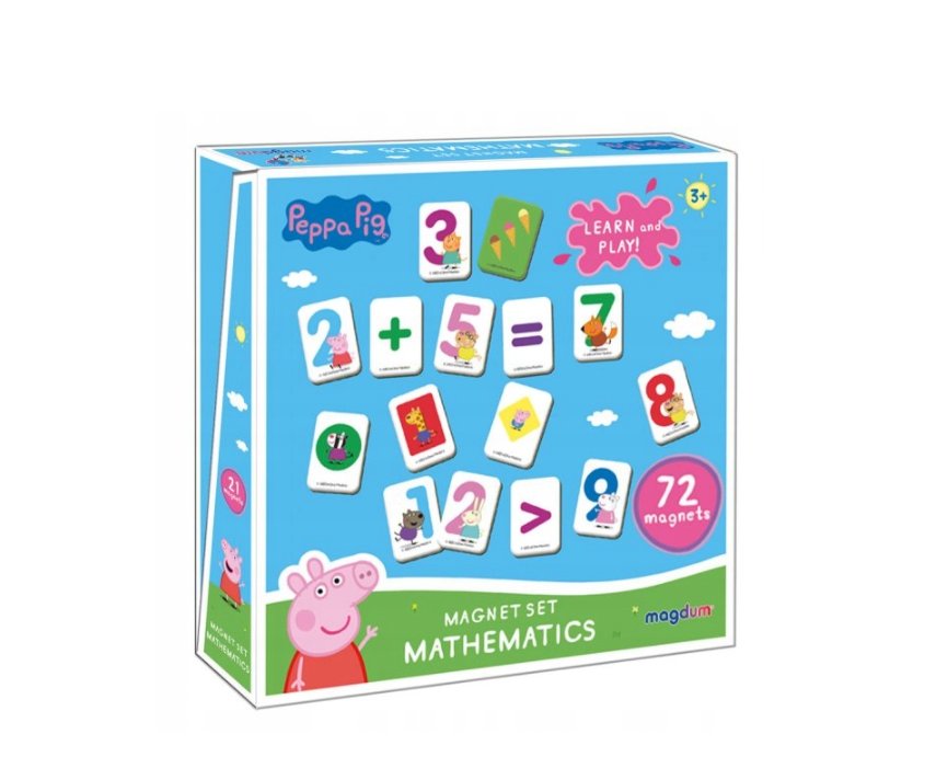Zestaw Magnesów Peppa Dla Dzieci Do Nauki