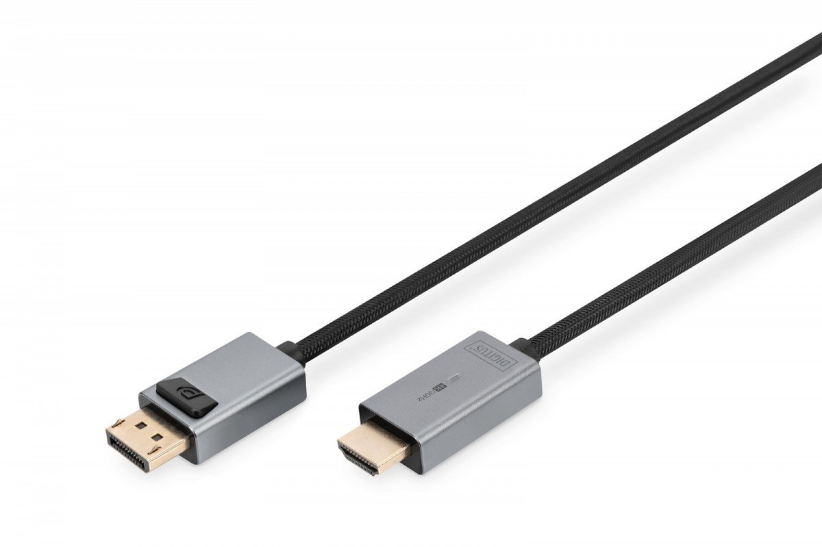 Kabel Adapter Displayport - Hdmi 4K 30Hz Dp/Hdmi M/M 1,8M