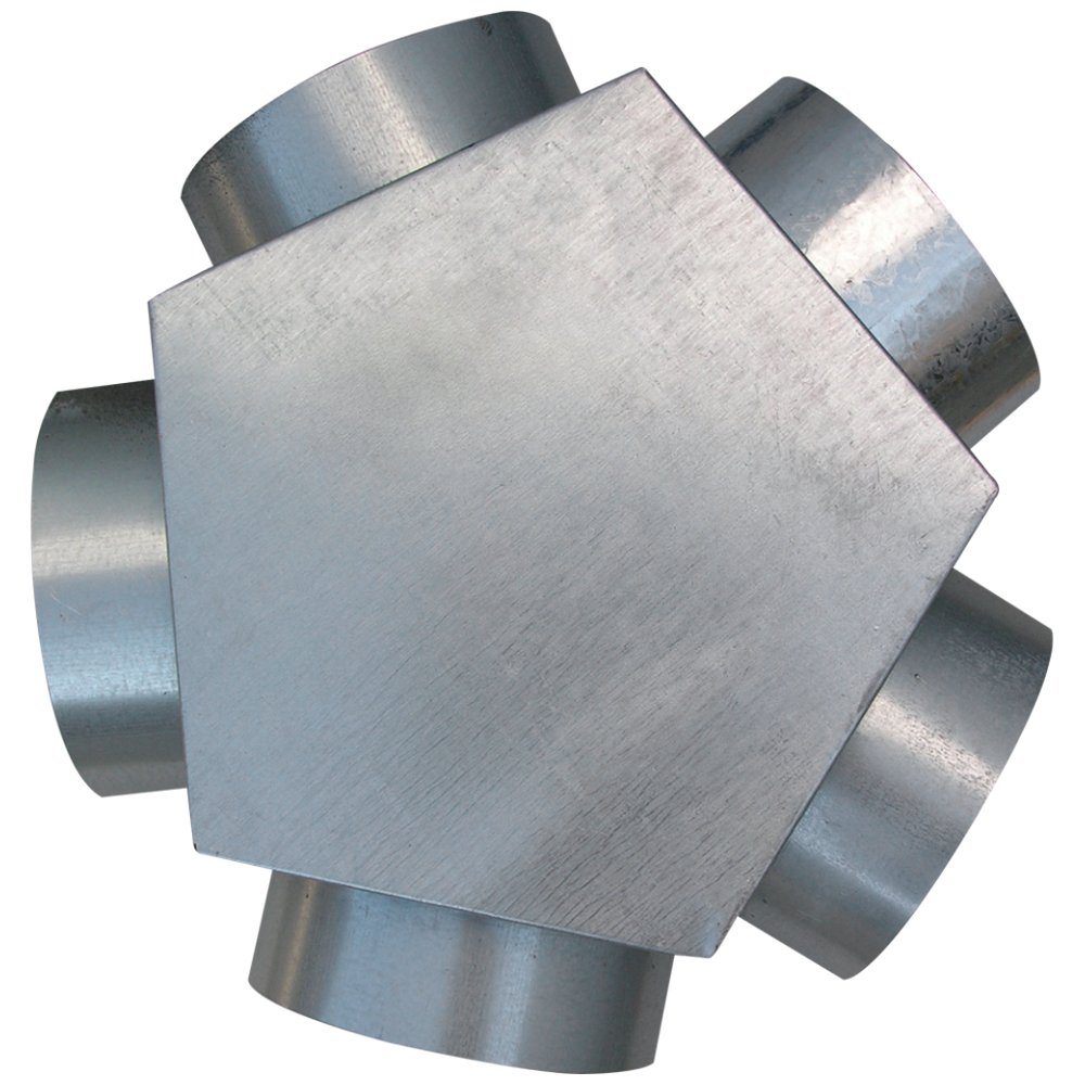 Rozdzielacz 125/5x125 ocynk kominek rozprowadzenie