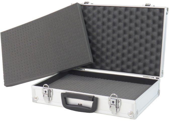 Walizka Aluminiowa Mała - 403X290X105 mm + Wypełnienie Pianką
