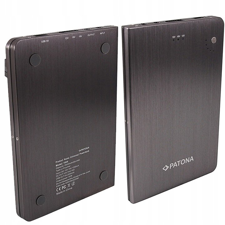 Patona Uniwersalny Powerbank Notebook Smartfon 16000Mah