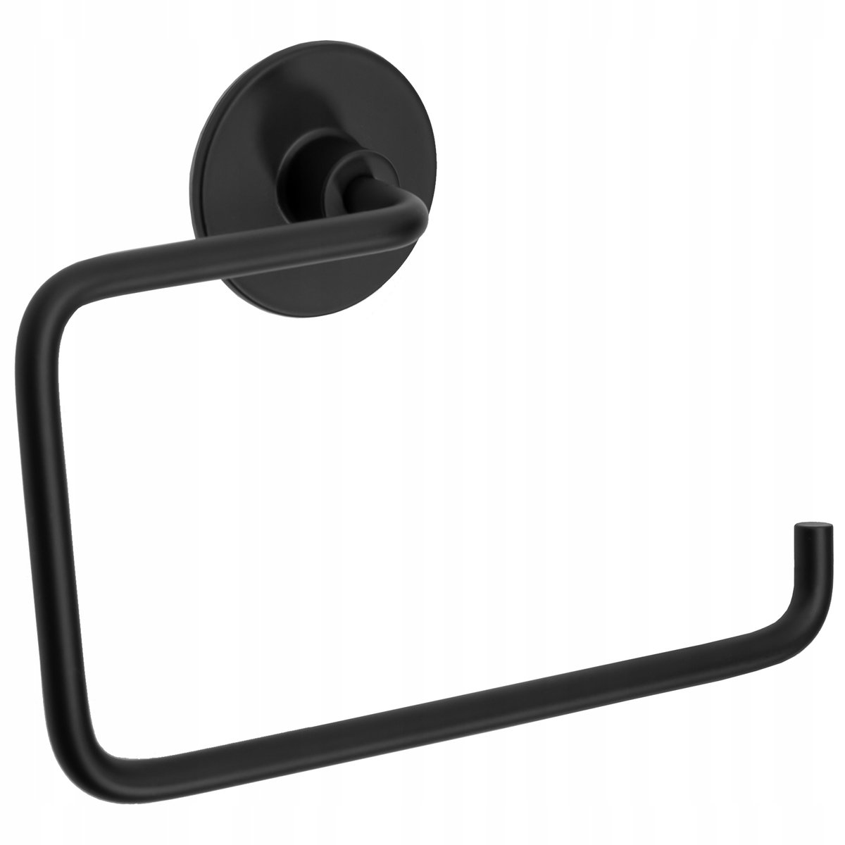 Uchwyt Na Papier Toaletowy Metalowy Czarny Black