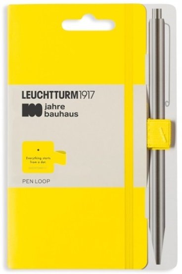 Leuchtturm1917 Pen Loop Uchwyt Bauhaus Cytrynowy