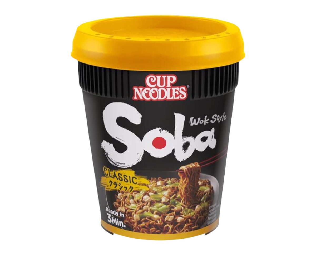Nissin Soba kluski w kubeczku klasyczne 90g