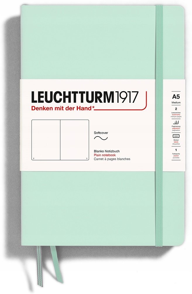 Leuchtturm1917 Notatnik Medium A5 Gładki Miękki