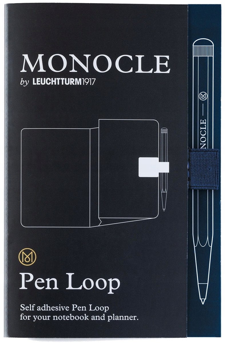 Leuchtturm1917 Pen Loop Uchwyt Monocle Granatowy