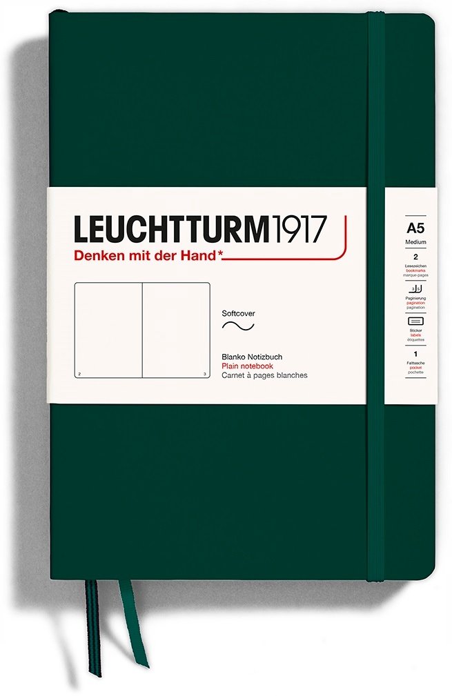 Leuchtturm1917 Notatnik Medium A5 Gładki Miękki
