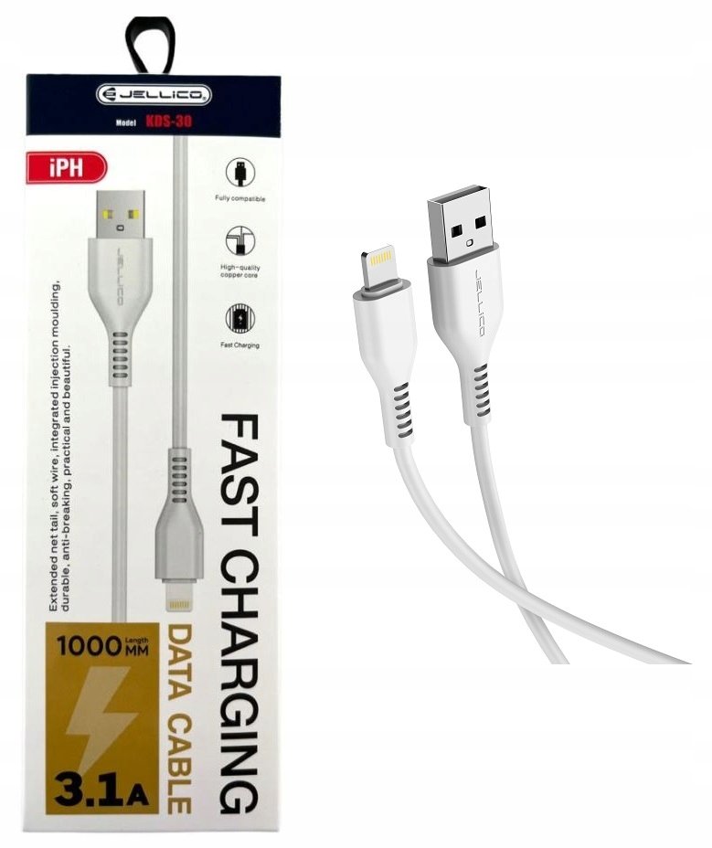 Apple Jellico KDS-30 Kabel Lightning Fast 3,1A
