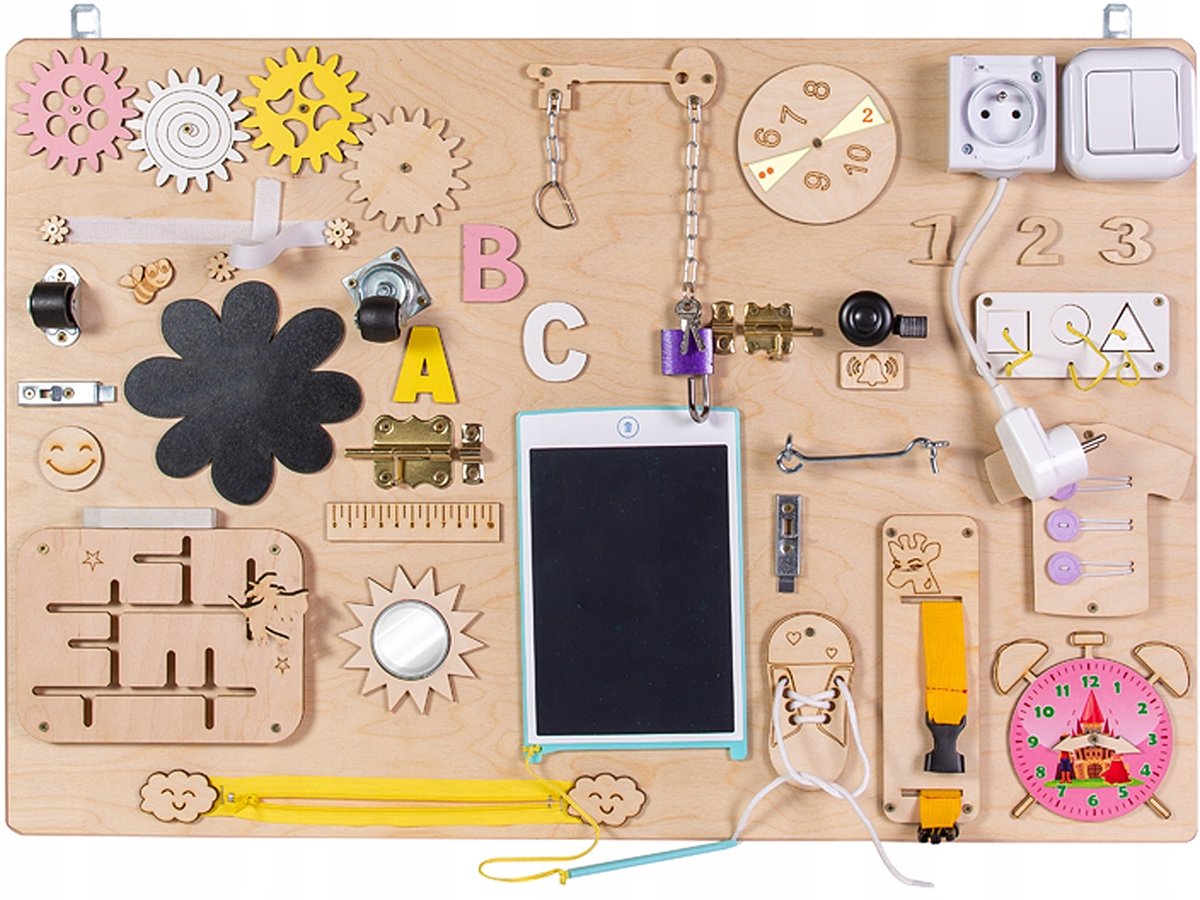 Tablica Manipulacyjna Montessori Sensoryczna Xxl