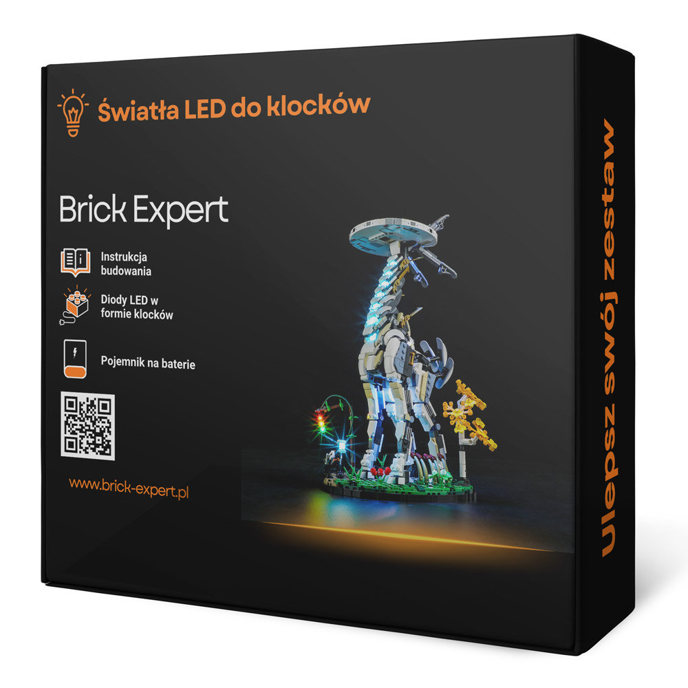 Brick Expert, Oświetlenie LED, do klocków, Horizon Forbidden West: Żyrafa 76989 Creator Expert