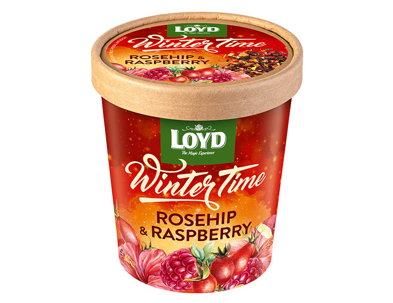 Winter Time Rosehip Raspberry Herbatka LOYD