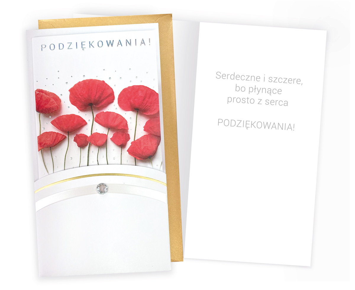 Karnet Podziękowania - Kukartka