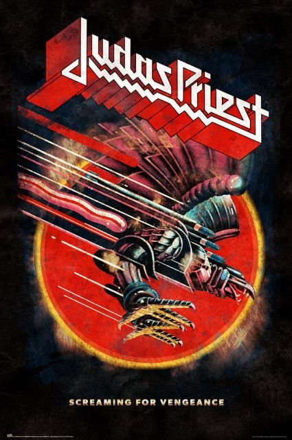 Judas Priest Screaming For Vengeance - Plakat