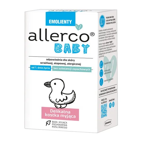 Pharmena Allerco Baby delikatna kostka myjąca 100 g