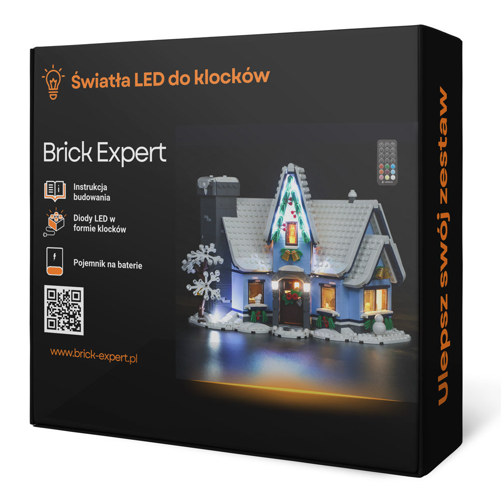 Brick Expert, Oświetlenie LED, do klocków, Wizyta Świętego Mikołaja 10293 Creator Expert
