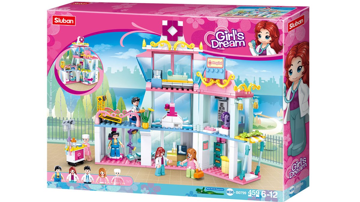 Sluban KLOCKI GIRLS DREAM SZPITAL 459 el CZ21363