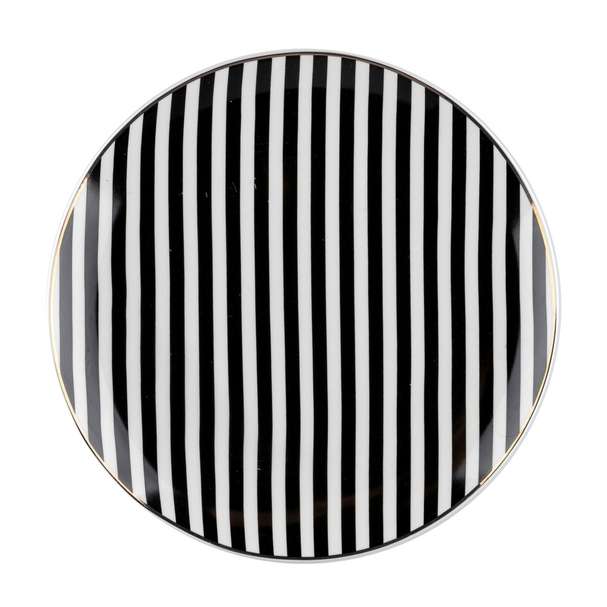 Talerz deserowy Florina Winter Glam Stripes 20 cm