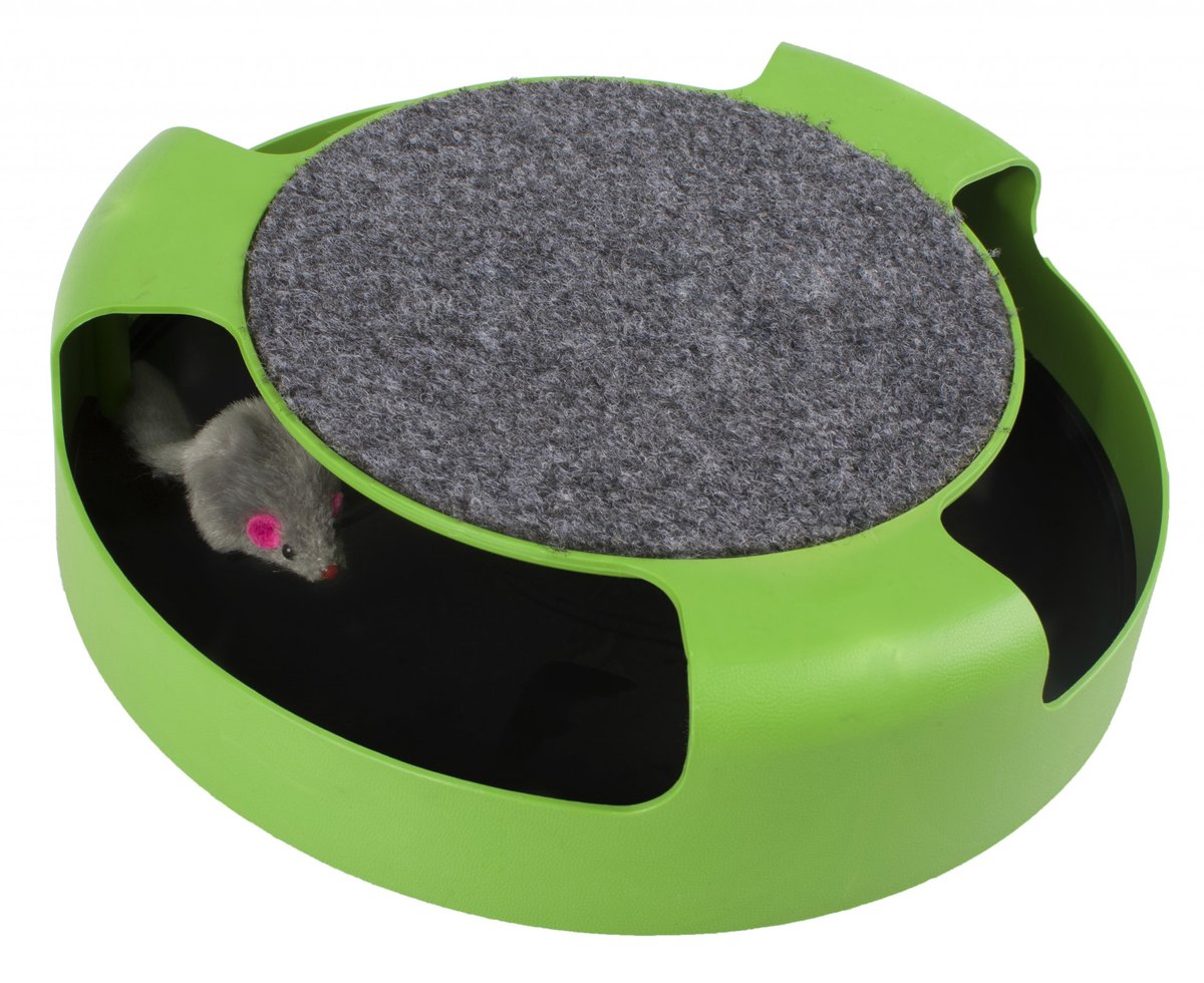 ZABAWKA DLA KOTA KÓŁKO Z MYSZKĄ DRAPAK MYSZKA 25CM