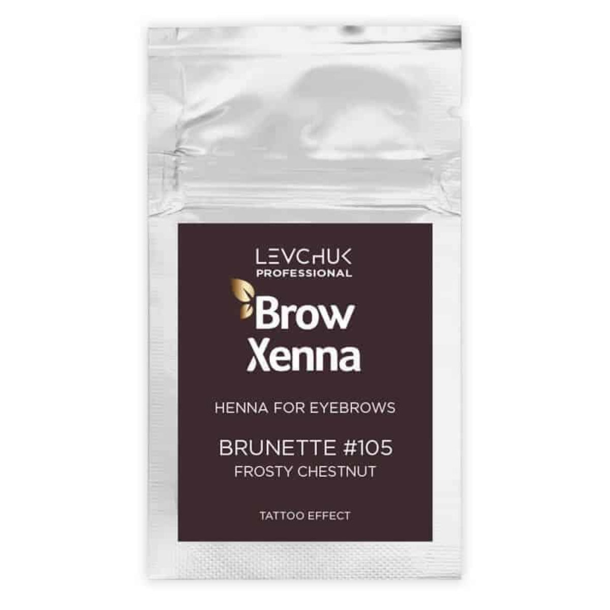 BrowXenna, Henna w saszetce 105 Frosty Chestnut, 6 g